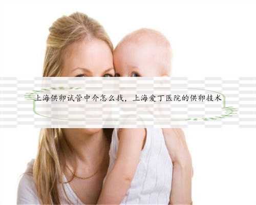 上海供卵试管中介怎么找，上海爱丁医院的供卵技术