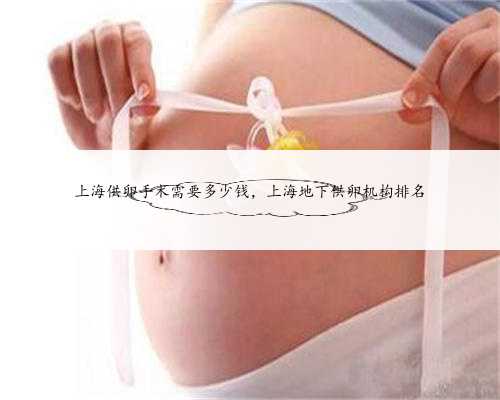 上海供卵手术需要多少钱，上海地下供卵机构排名