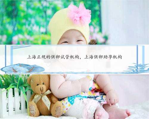 上海正规的供卵试管机构，上海供卵助孕机构