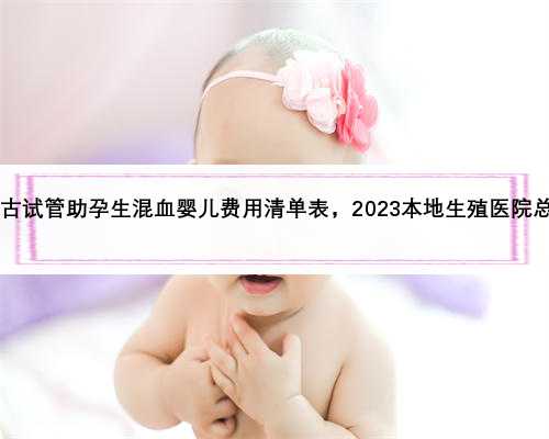 2023内蒙古试管助孕生混血婴儿费用清单表，2023本地生殖医院总花费排名